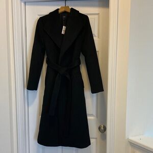 JCrew Factory belted wrap coat